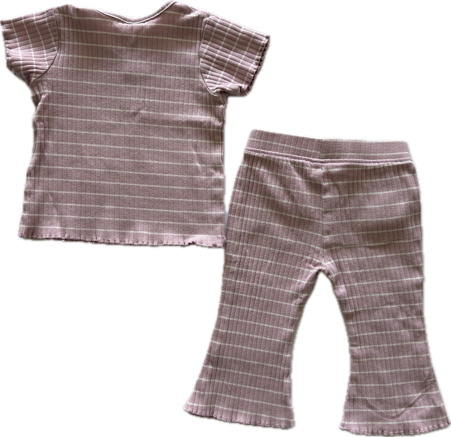 Dymples Trousers & T-Shirt Set Baby Age 00 Pink
