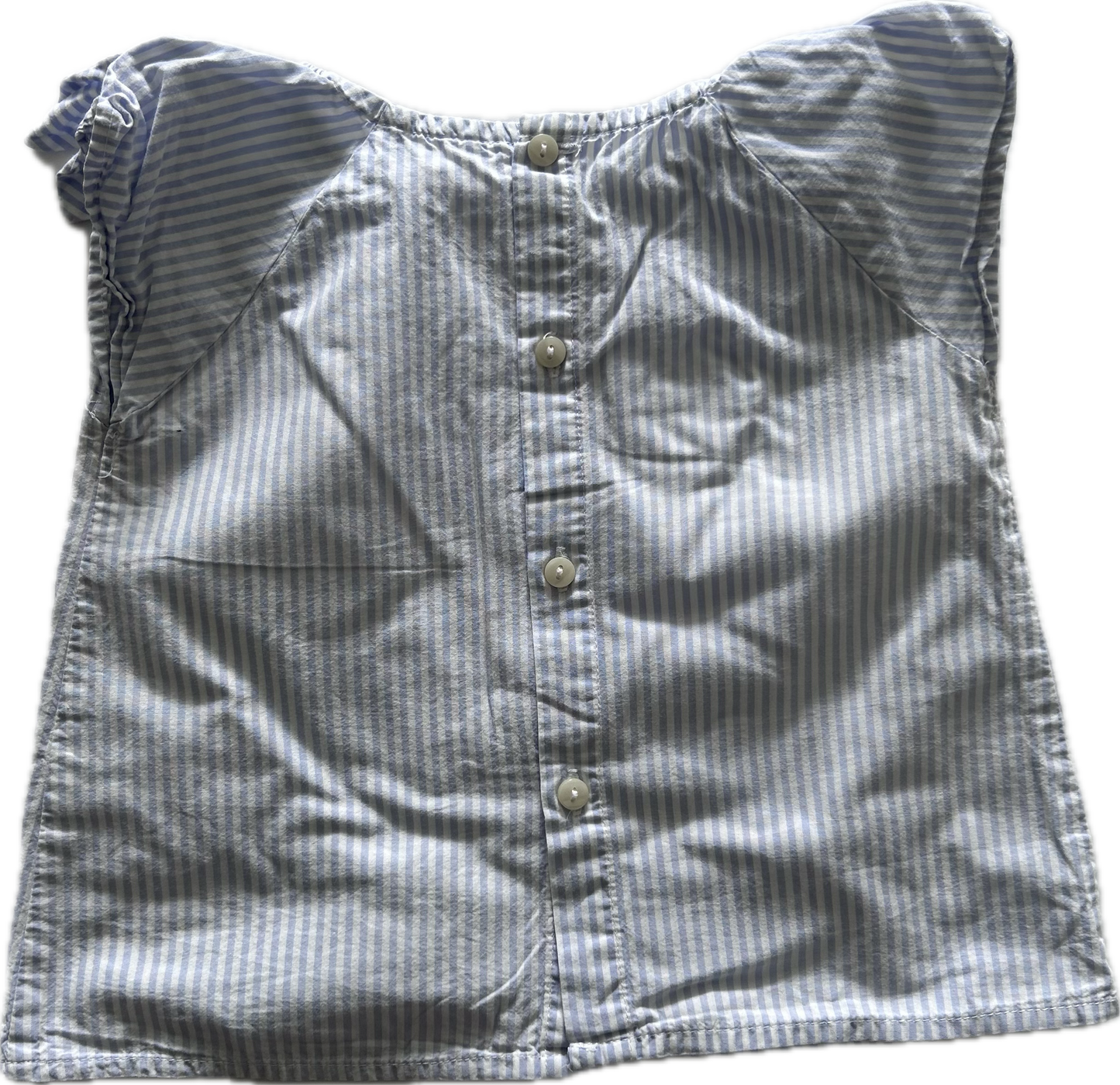 Zara Sleeveless Blouse Age 1 Blue & White Stripes