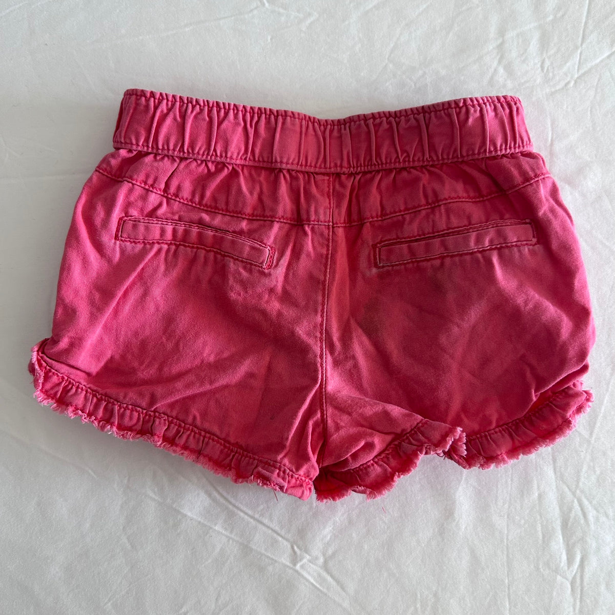 Zara Shorts Age 1 Pink Ruffle Trim