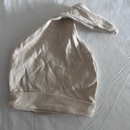 Dymples Cotton Hats (set of 2) Baby Age 0 White & Beige