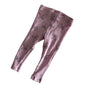 Anko Age 1 leggings in pink with allover bow print, ribbed texture — like new condition.