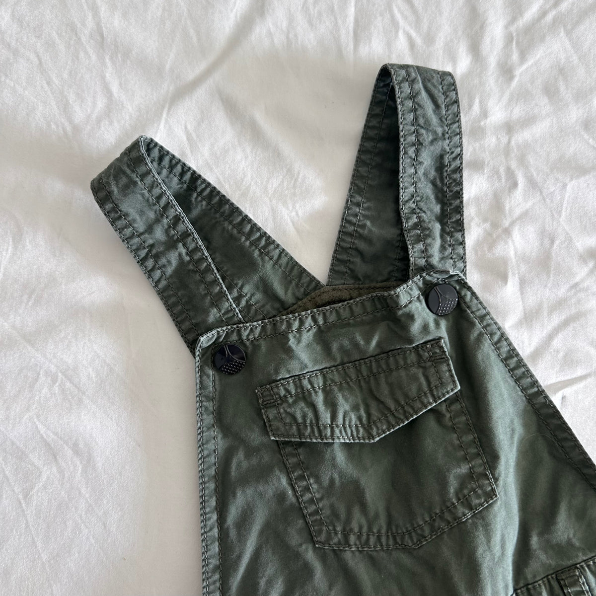 Dymples Cotton Dungarees Baby Age 0 Green