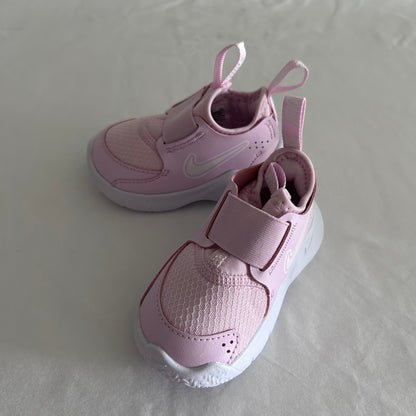 Nike Slip-on Sneakers with Velcro Strap 10cm | EUR 19.5 Pink and White