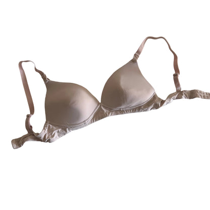 Underwire push-up bra in nude with smooth plain cups — gently loved condition.