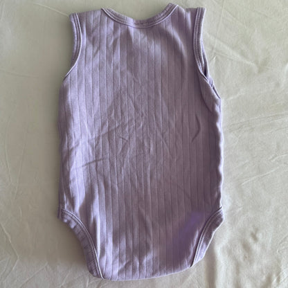 Dymples Sleeveless Bodysuit Baby Age 00 Lilac