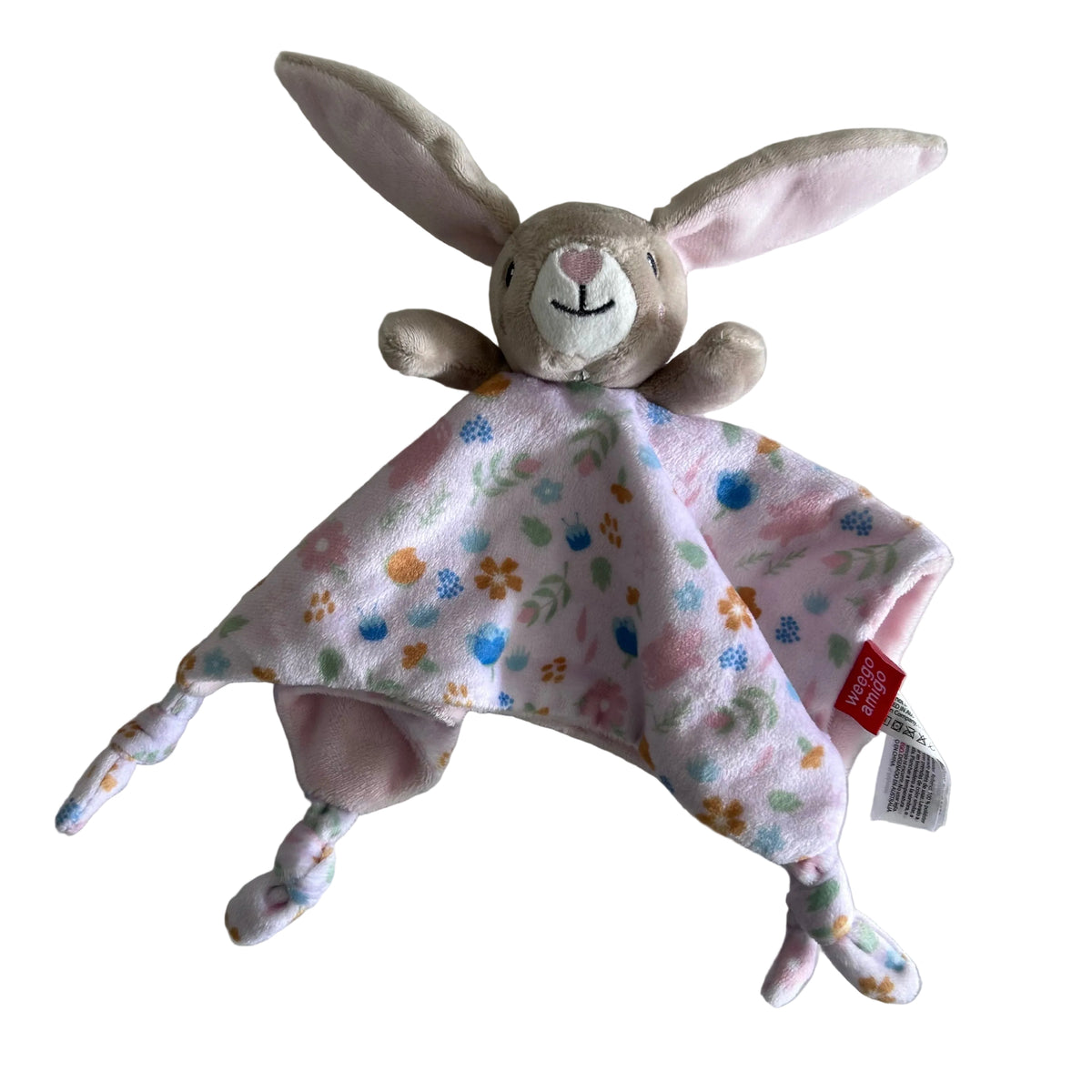 Weego Amigo Bunny Rabbit Baby Comforter Pink