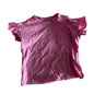 Kiabi Age 0 t-shirt in pink with ruffle trim detail — gently loved condition.