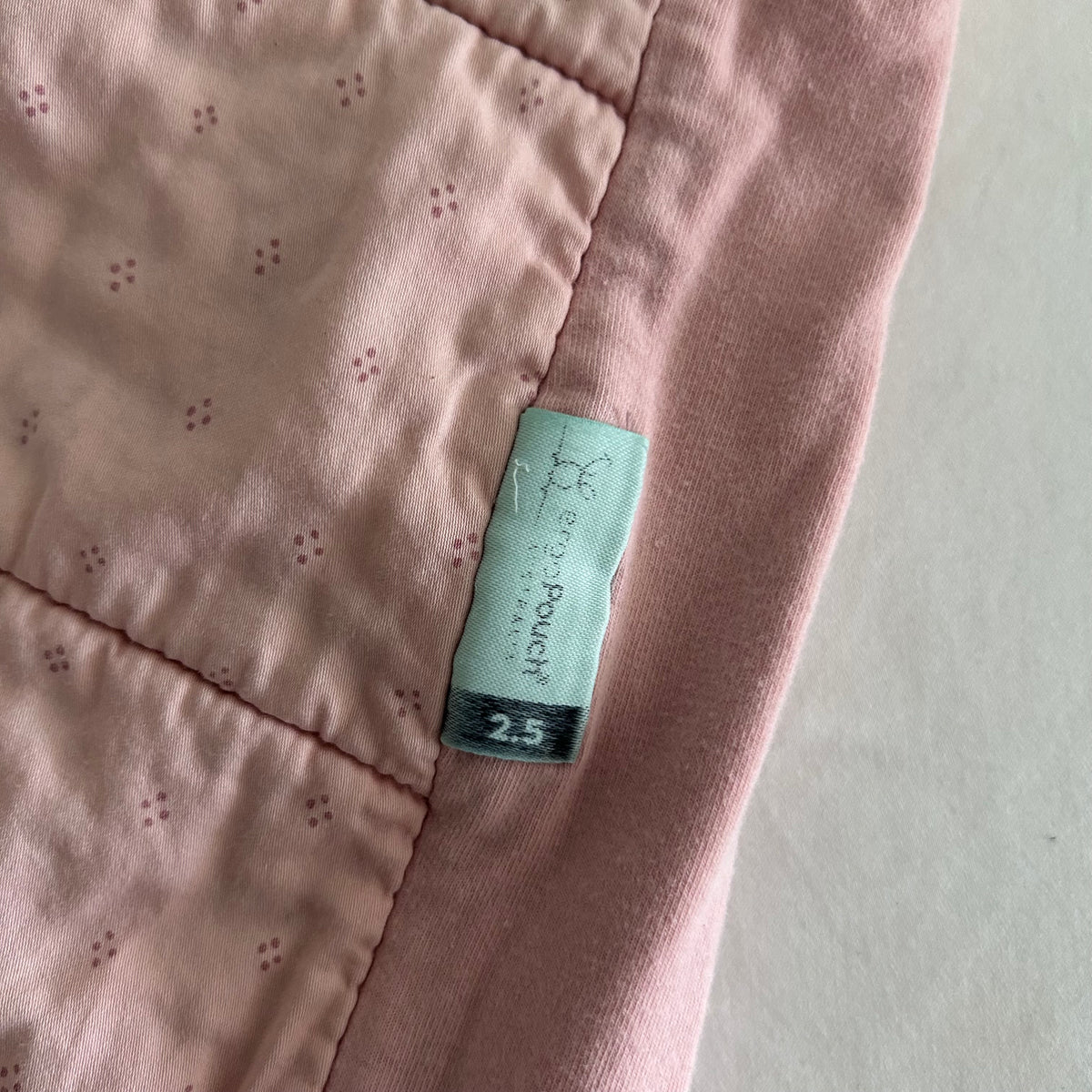 Ergopouch Sleeveless Sleeping Bag Age 2 Pink Quilted 2.5 Tog