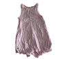 Dymples Age 0 sleeveless romper in pink with white daisy floral print — well loved condition.