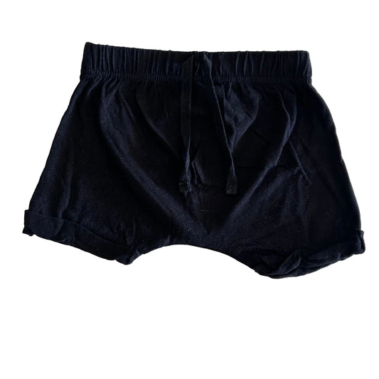 Baby Berry Age 0 bloomer shorts in black with plain — gently loved condition.