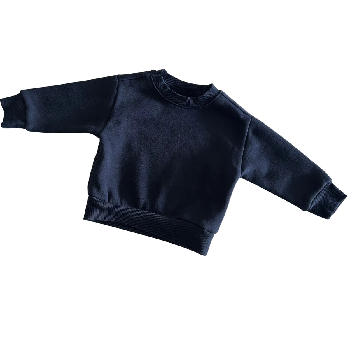 Anko Age 1 crew neck sweatshirt in navy with plain — like new condition.