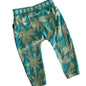 Green & yellow tropical leggings with palm tree pattern with Bonds waistband