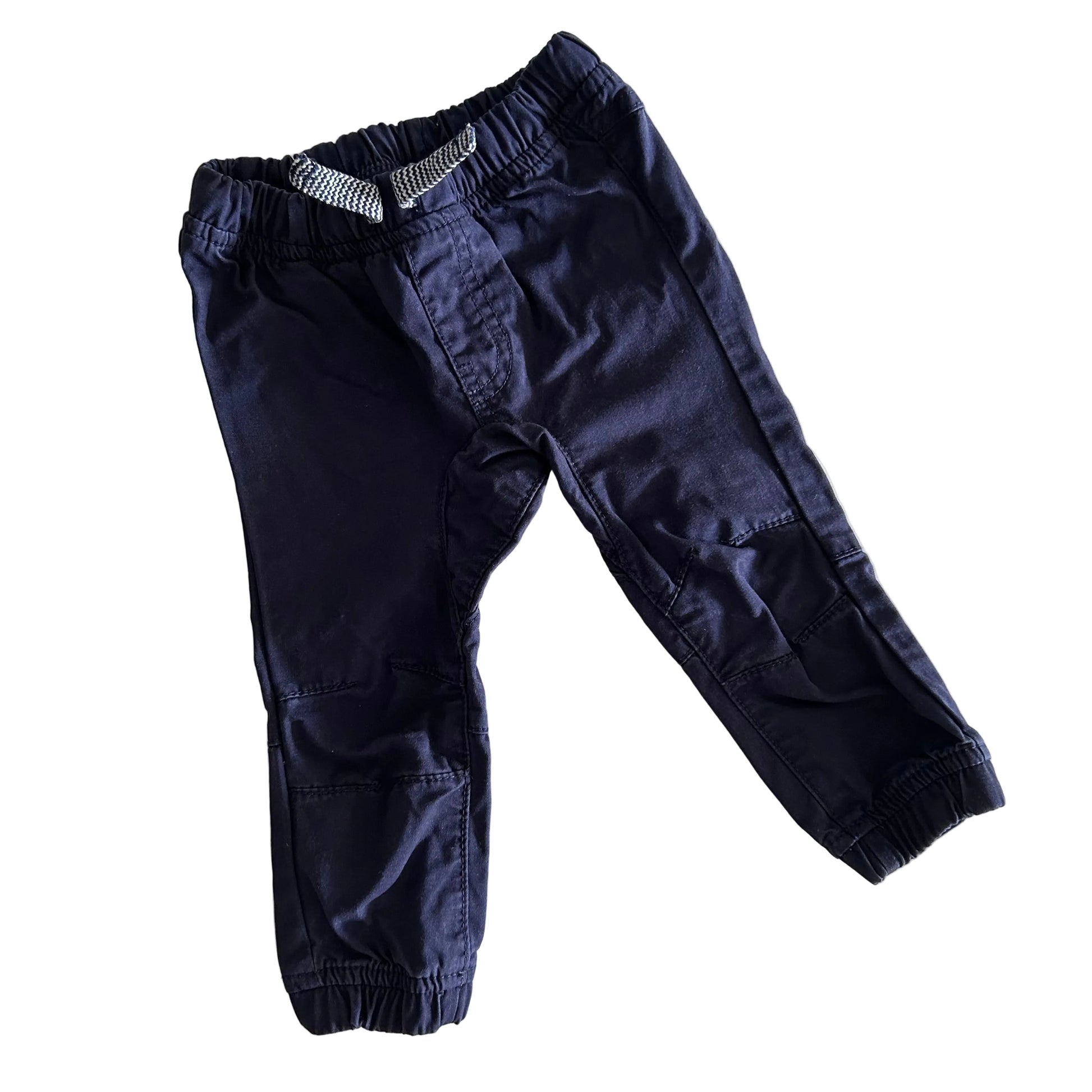 Pair of navy blue trousers