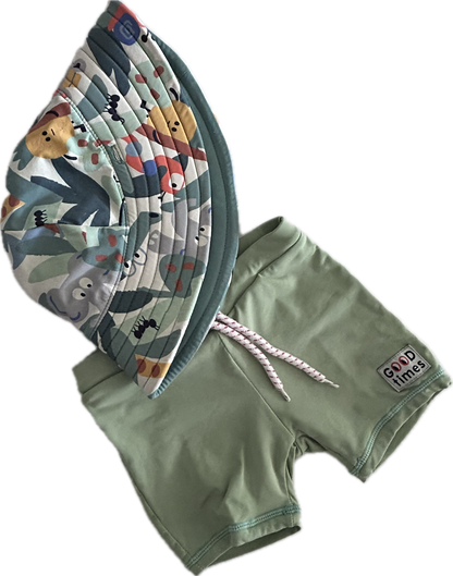 Jack & Milly Swimwear Set Age 1 Jungle Pattern