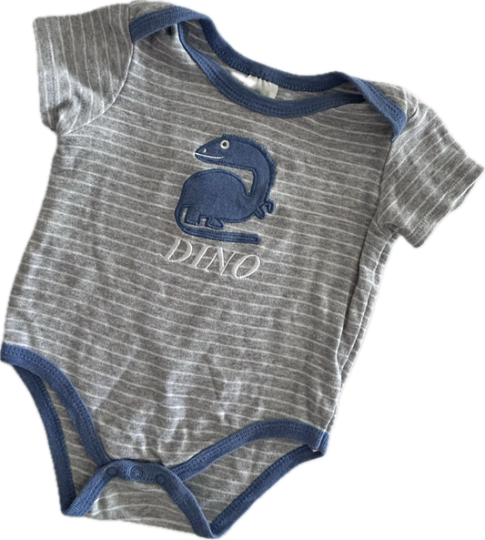 Short Sleeved Baby Bodysuit Baby Age 0 Dinosoar