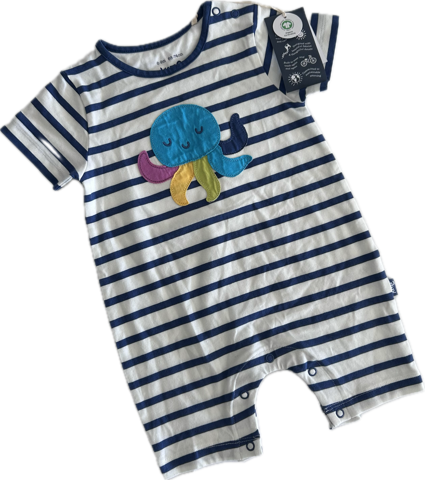 Kite NEW Baby Romper Baby Age 0 Stripey Nautical Theme