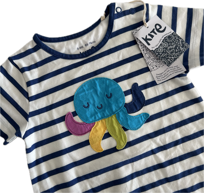 Kite NEW Baby Romper Baby Age 0 Stripey Nautical Theme
