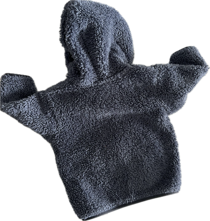Macpac Fleecy Zip Up Hoody Baby Age 00 Dark Blue