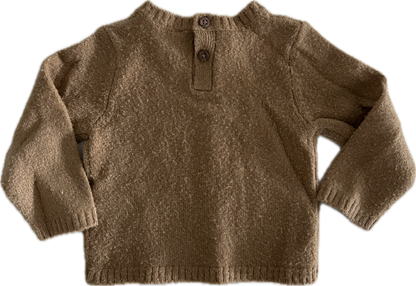 Marks & Spencer Baby Dungarees & Jumper Set Age 0 Earthy Colours
