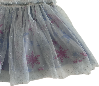 Frozen Long Sleeved Dress Age 2 Pale Blue