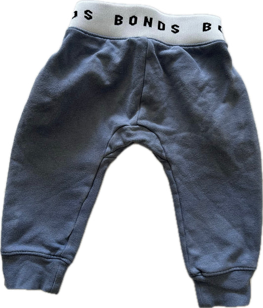 Bonds Joggers / Trousers Baby Age 0 Blue-Grey