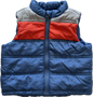 Pumpkin Patch Baby Gilet Age 000 Blue, Red & Grey