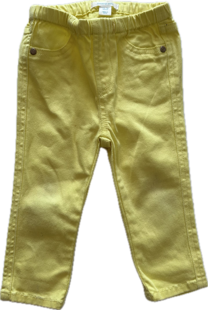 Country Road Trousers Age 1 Yellow