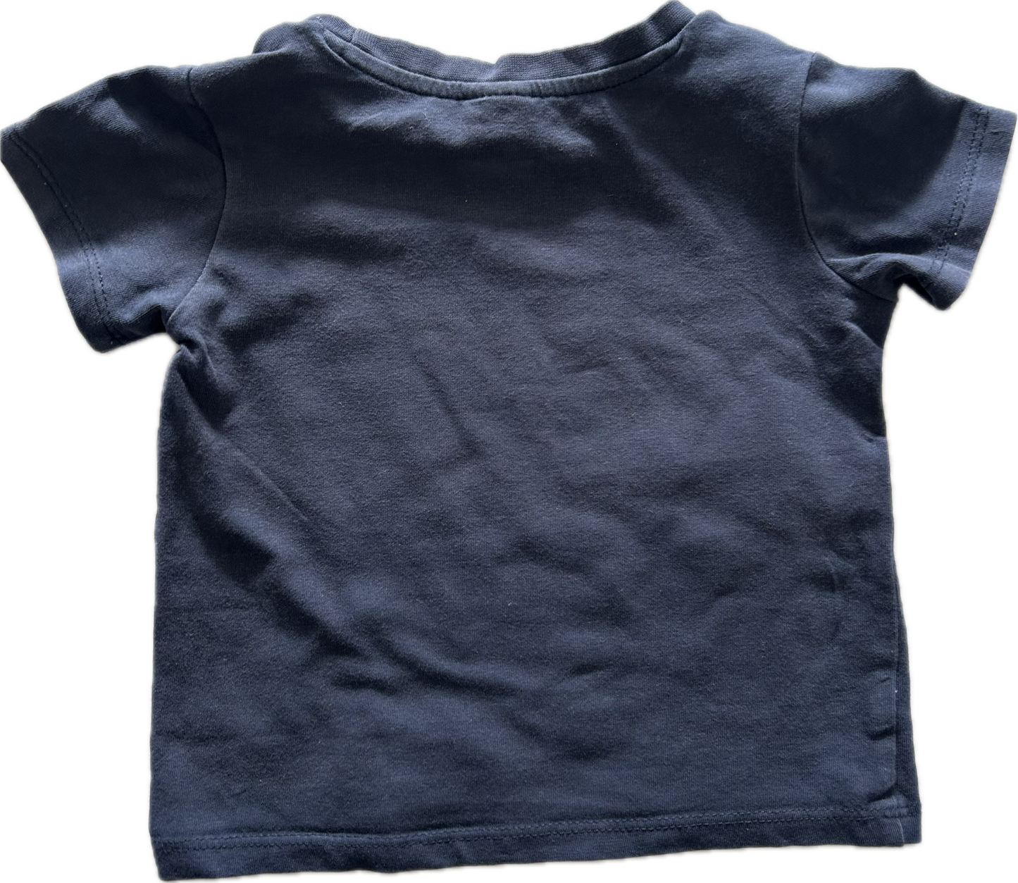 Target Organic Cotton Short Sleeved T-Shirt Baby Age 0 Navy Blue