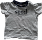 Seed Heritage Short Sleeved T-Shirt Baby Age 0 Navy & White Stripes