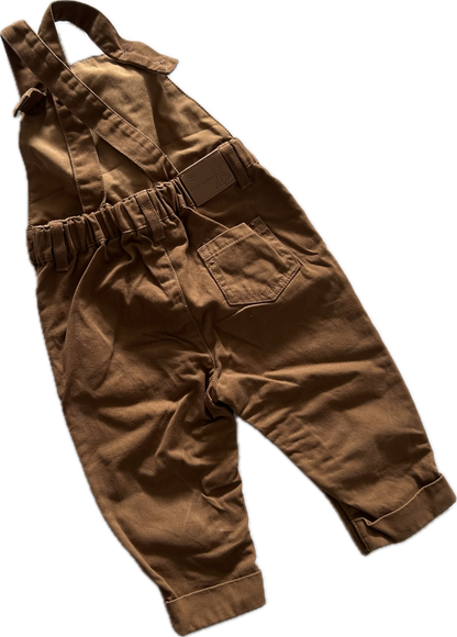 Peter Rabbit Baby Dungarees Age 0 Brown