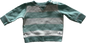 Country Jumper Baby Age 00 Grey & Mint Green Stripes