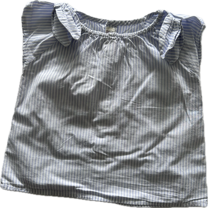Zara Sleeveless Blouse Age 1  Blue & White Stripes
