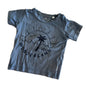 Bonds Short Sleeved T-Shirt Baby Age 0 Blue with Sun, Sea, Palm Tree