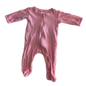 Anko Age 000 long sleeved zip footed sleepsuit in pink with plain â€” gently loved condition.