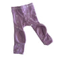Bonds 00 (no label, compared with other size 00) trousers / leggings in lilac/purple with white star print, knee-pad style â€” gently loved condition.