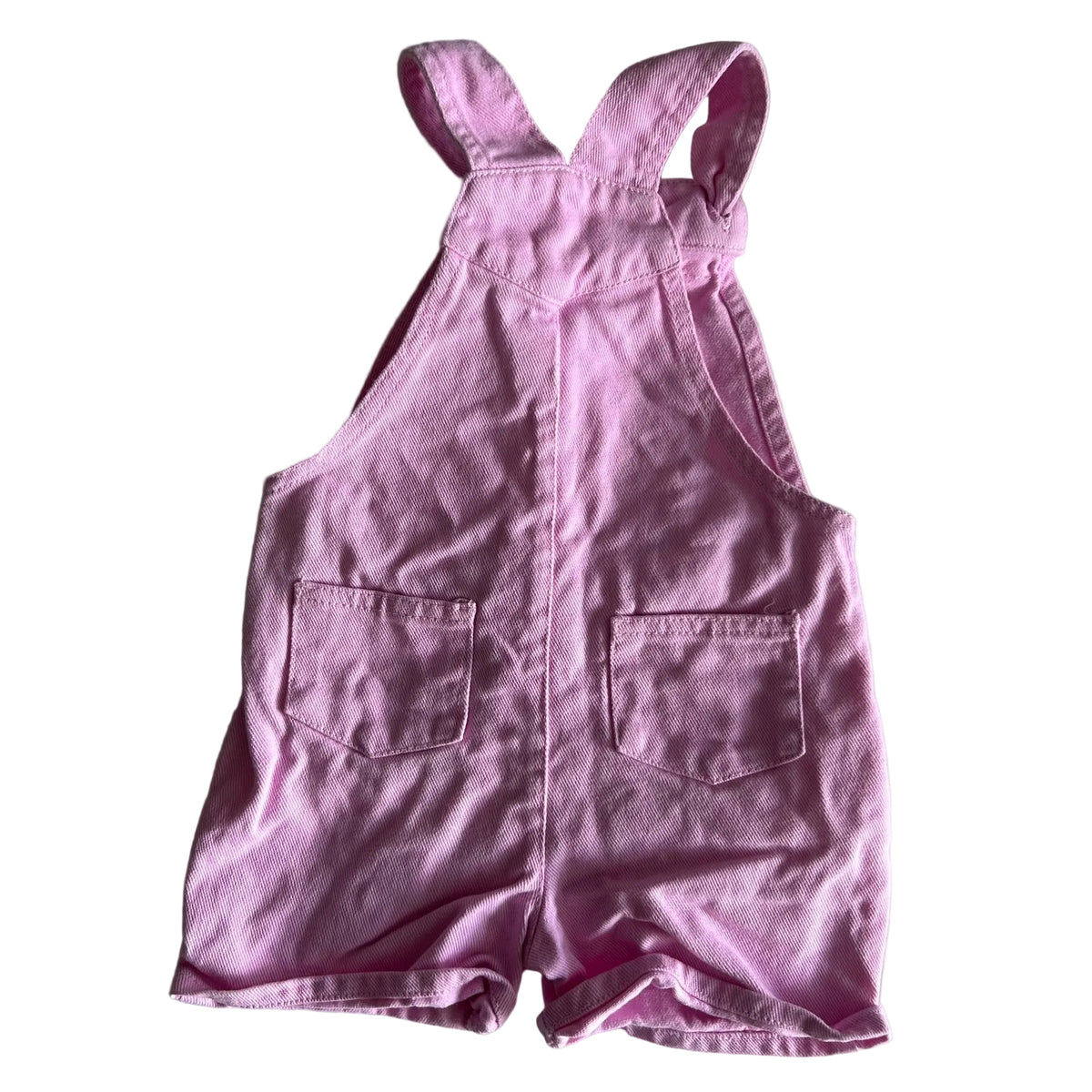 Sprout Cotton Short Shortalls Age 1 Pink Denim Style
