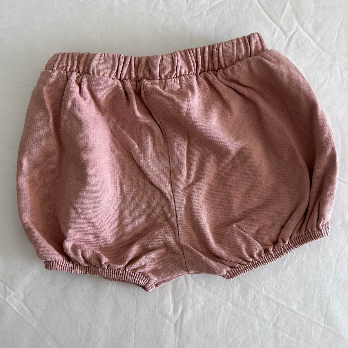 Purebaby Organic Corton Shorts Baby Age 0 Pink Plain with