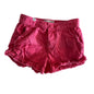 Zara Age 1 shorts in pink with ruffle trim hem and pocket edges — gently loved condition.