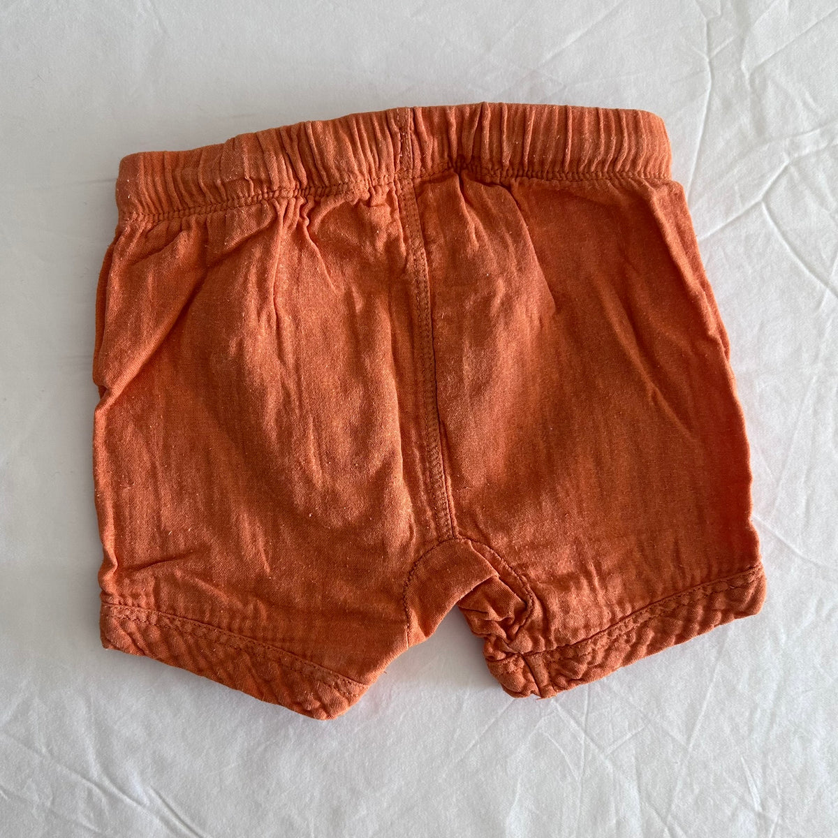 Baby Baby Cotton Shorts Baby Age 00 Burnt Orange