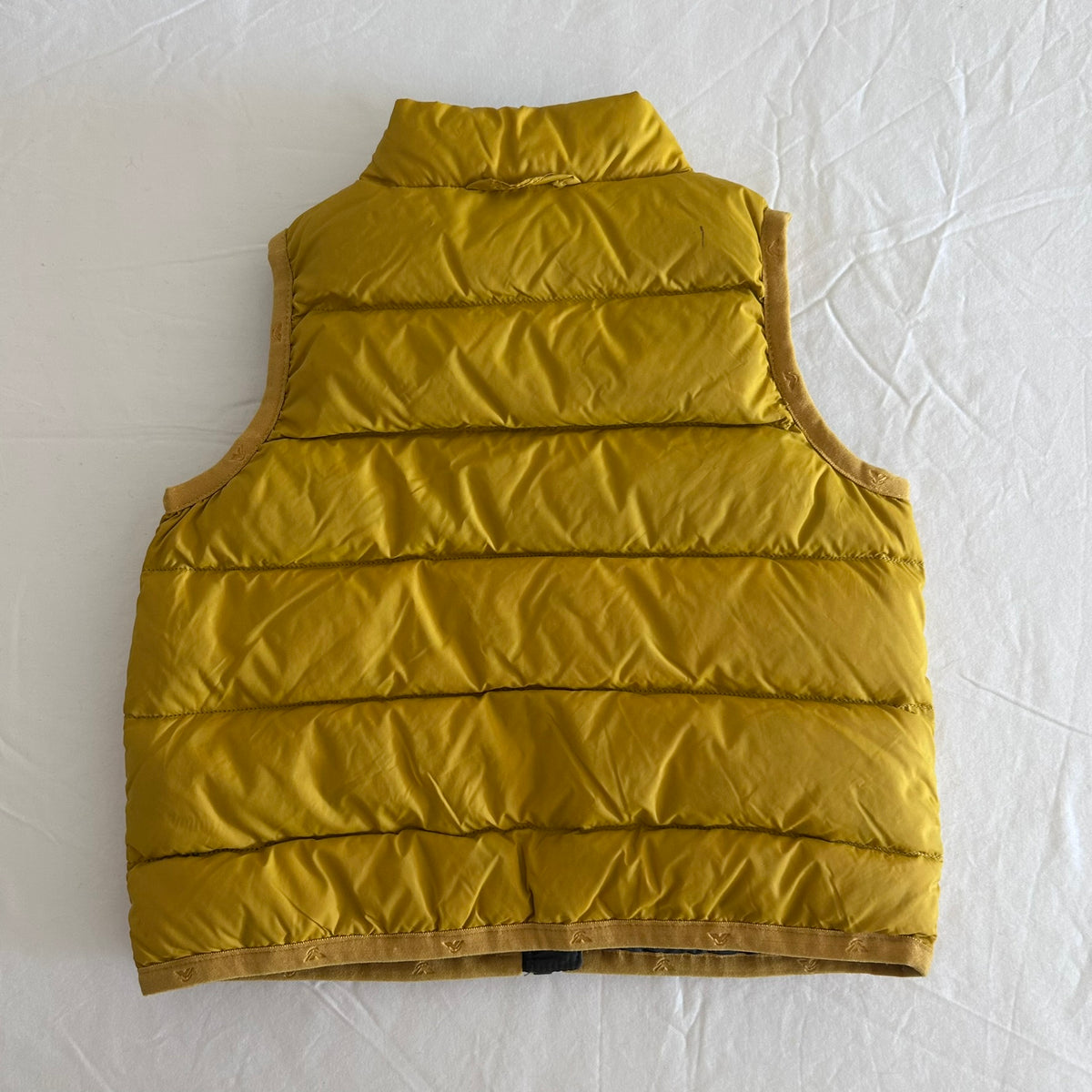 Macpac Reversible Gilet Baby Age 0 Yellow & Charcoal