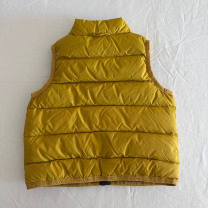 Macpac Reversible Gilet Baby Age 0 Yellow & Charcoal