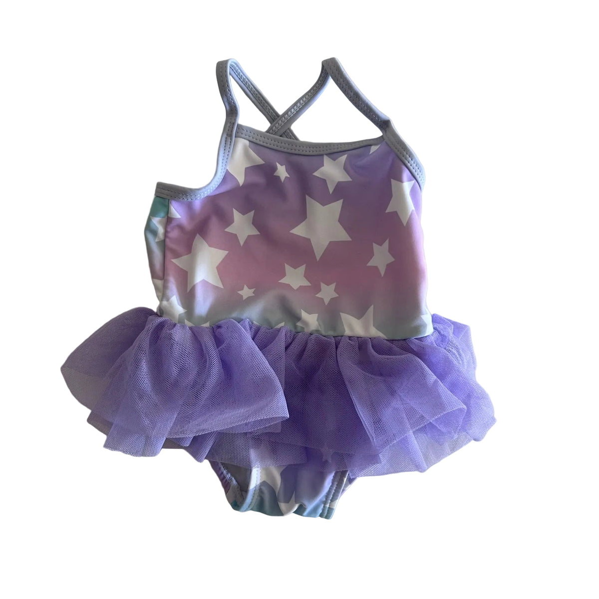 Purple swimsuit with tutu