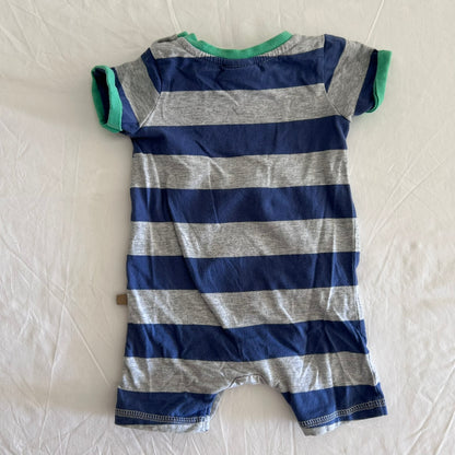 Sprout Short Sleeved Romper Age 00 Grey Koala