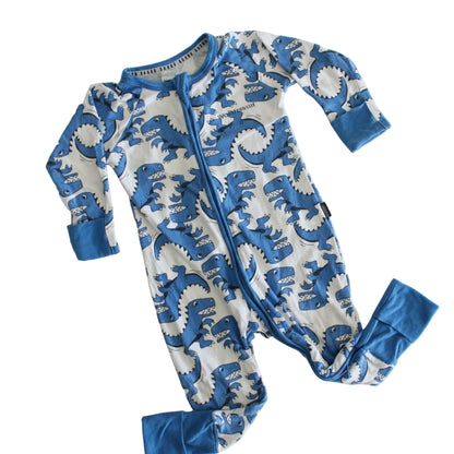 Bonds Wondersuit Zippy Baby Age 0 Blue Dinosaurs