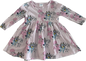 Bluey Long Sleeved Dress Toddler Age 2 Pink